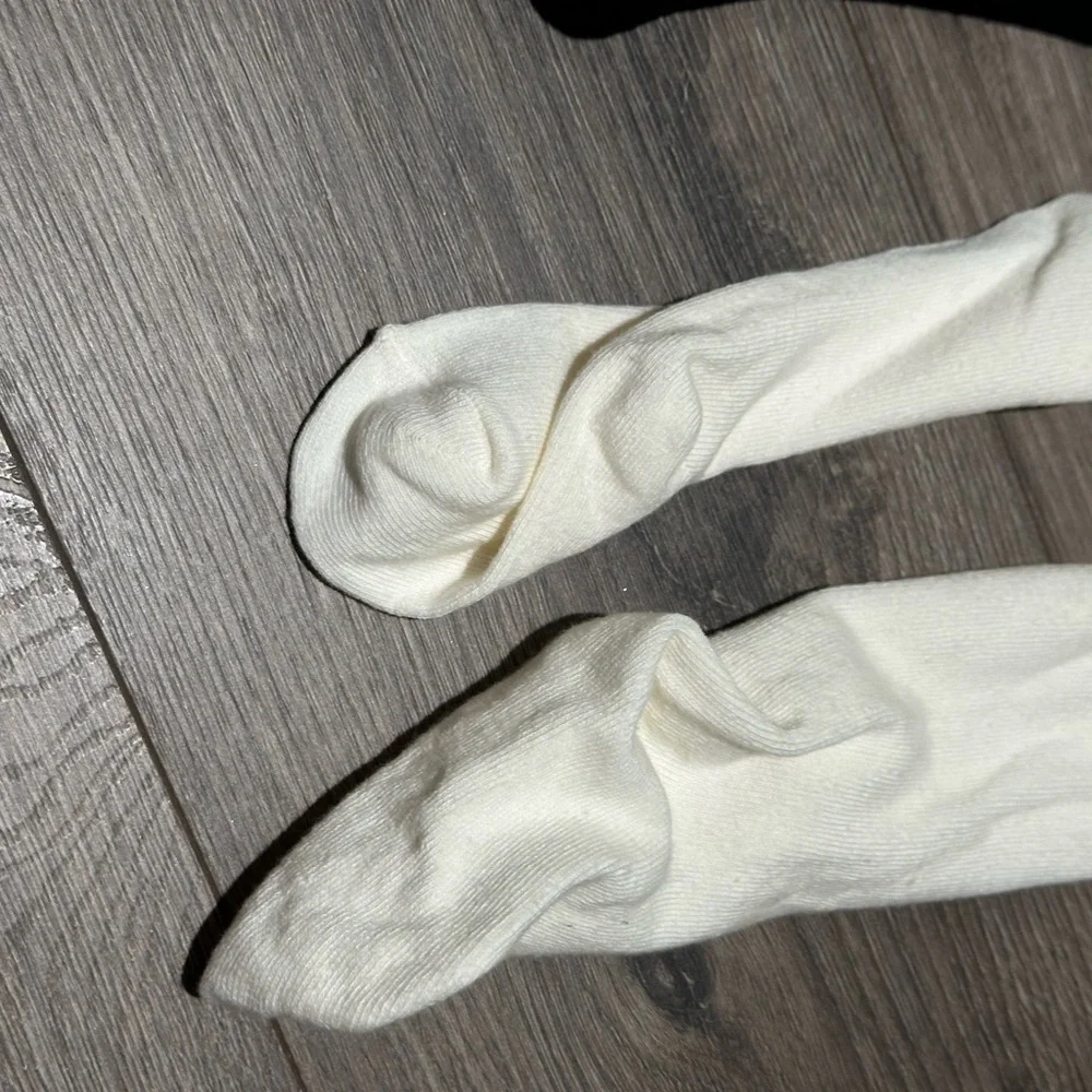 Source Unknown Black and White Men’s Dress Crew Socks - Two Pack